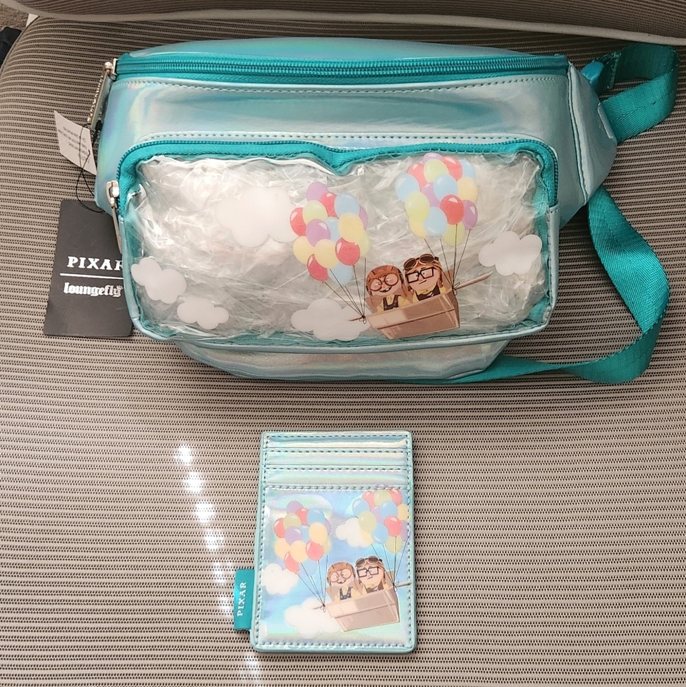 Loungefly Disney Pixar UP Adventure Holographic Fannypack